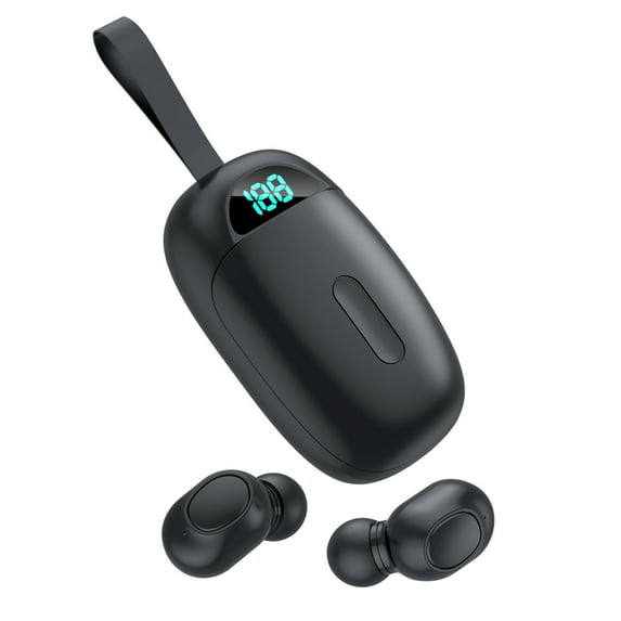 Viflosae Bluetooth 5.0 Headset Wireless Mini Earbuds Stereo Headphone w/ Charging Box Electronics Gadgets