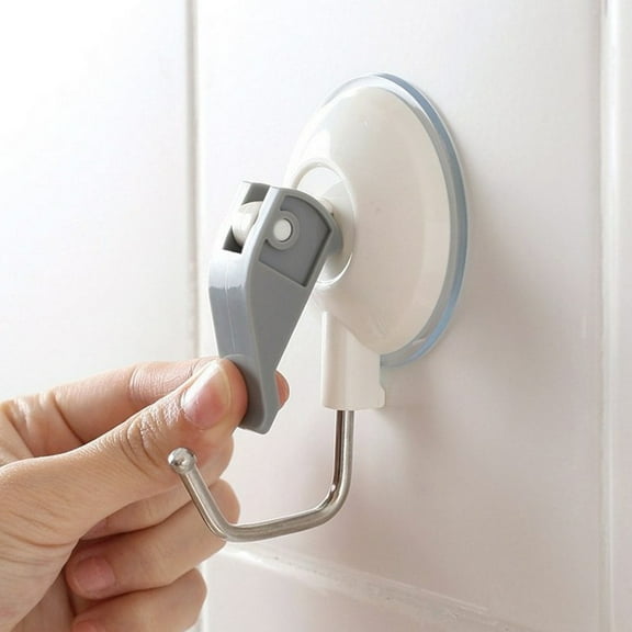Viflosae Hooks for Hanging Bathroom/Kitchen Heavy Duty Large Suction Cup Hooks Snap Lever Vacuum