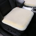 thumbnail image 1 of Up to 40% Off, Vsgery Car Plush Seat Cushion, Warm Cold Weather Comfort, Detail-Enhanced Driving, Winter Driving Bliss|100%Polyester,White, 1 of 8