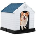 thumbnail image 1 of Up to 40 lbs Waterproof Non-Toxic PP Dog Cat Kennel Puppy House Outdoor Pet Shelter Medium, 1 of 6