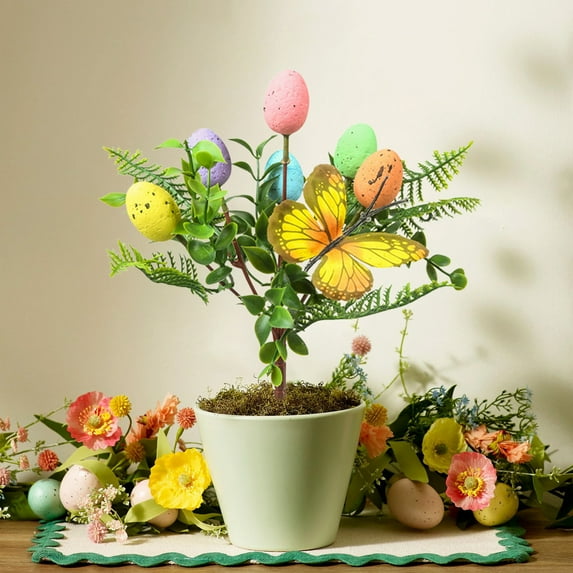 Up to 40% off Clearance, InsCrazy Easter Eggs Easter Decorations, Easter New Product Easter Bunny Easter Isolation Decoration Small