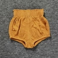 thumbnail image 1 of Up to 40% off!KkSLirnhs 6-9 Months Jean Shorts Girls Newborn Toddler Baby Bag Fart Pants Solid Color Casual Briefs Big Butt Shorts Bread Pants Yellow, 1 of 3