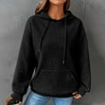 thumbnail image 1 of Gifts Borniu Fashion Women's Casual Long Sleeve Round Neck Ladies Sweatshirts Tops Blouse Plain Hoodie, 1 of 5