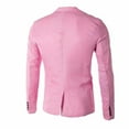 thumbnail image 1 of HWRETIE Blazers and Sports Coats Charm Men's Casual Slim Fit One Button Suitr Coat Jacket Tops Men/Pink L, 1 of 3