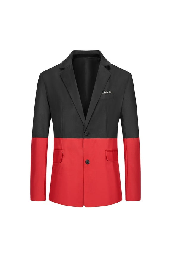 Men's Fashion England Solid Color Casual Suit Blazer Smart Business Wear