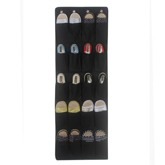 Viflosae 20 Pockets Hanging Over Door Shoe Organiser Storage Rack Bag Box Wardrobe Hook