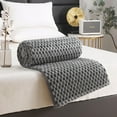 thumbnail image 1 of Up to 50% off Blankets Flannel Blanket Solid Color Multifunctional Cover Blanket Black and Friday Deal, 1 of 8