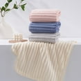 thumbnail image 1 of Dmlowu Bath Towel Set 3pc Comfortable Bath Towels Super Absorbent Quicker Dry Towels 14x30" Luxury Soft Hand Towels for Women Men Kids, 1 of 6