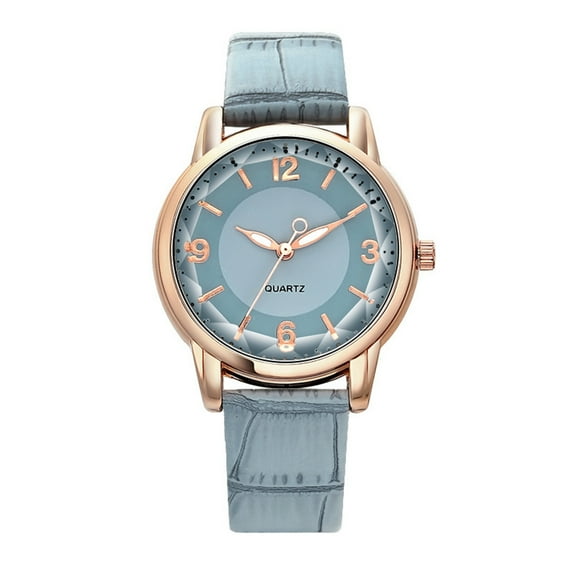 Up to 50% off HERESOM Hard Work Two-color Dial Quartz Ladies Watch Belt Watch Women Clearance under 5 $