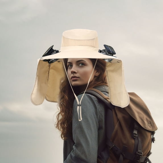 Up to 50% off Hat With Fan, Summer Mosquito Solar Fan