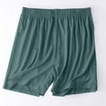 thumbnail image 1 of Horkkom Pajama Shorts Women Cotton Elastic Waist Solid Color Sleep Shorts Casual Loose Comfy Shorts Green L, 1 of 6