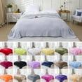 thumbnail image 1 of PALIFEUR Fleece Blanket Soft Warm Blanket Solid Color Throw Blanket Lightweight Bed Blanket for Home Hotel School Supplies, 20x28 inch, 1 of 2