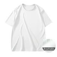 thumbnail image 1 of Up to 50% off Shirts for Men Plus Size Summer Casual Fashion Solid Large Size Half Short Sleeve Shirts Round Neck Top Size M-5XL, 1 of 8