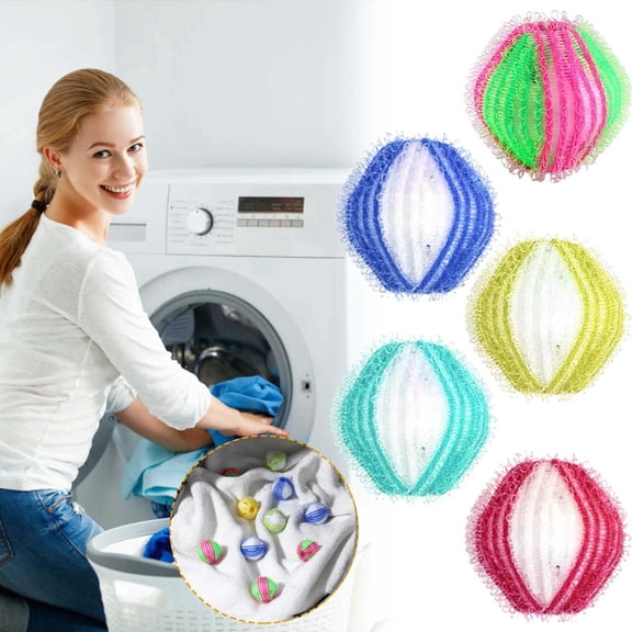Up to 50% off Skegnu 1pc Hair Lint Fluff Grabbing Laundry For Washing Machine Wash Ball Cleaning on Clearance
