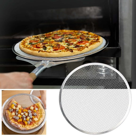 Up to 50% off Skegnu Baking Sheet Aluminum Pizza Mesh Pizza Thickened Mesh Mesh Tool Grill Baking Pizza Circle for Party Clearance