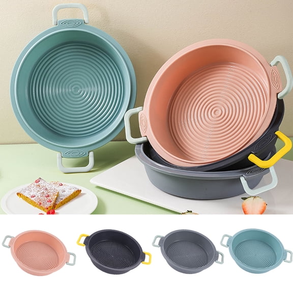 Up to 50% off Skegnu Baking Sheet Round Cake DIY Baking Utensils Household Fryer Baking Pan for Party Clearance