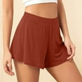 thumbnail image 1 of Up to 50% off! Titcea Women's Shorts Elastic Waist Solid Color Loose Stretchy Shorts Soft Comfort Summer Casual Sleep Shorts, Gifts for Mom/Her, 1 of 6