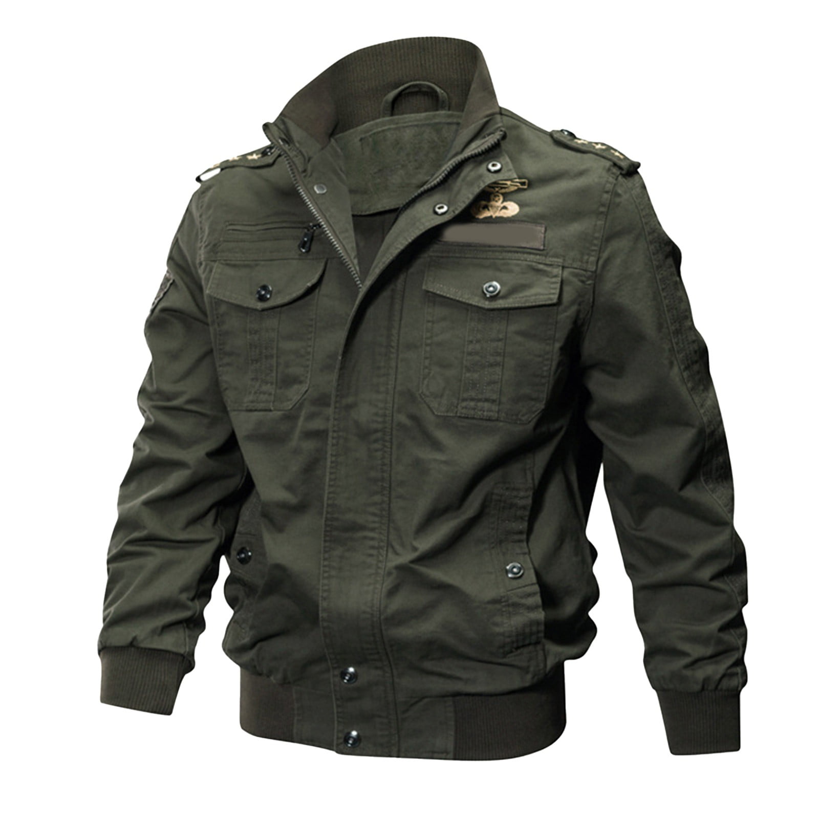 Up to 50% off! YOHOME Mens Special forces Jacket Solid Color Fashion ...