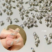 Up to 50Pcs Crystal Pixie 3D Nail art Gems Micro Zircon Mini Rhinestones U7H8