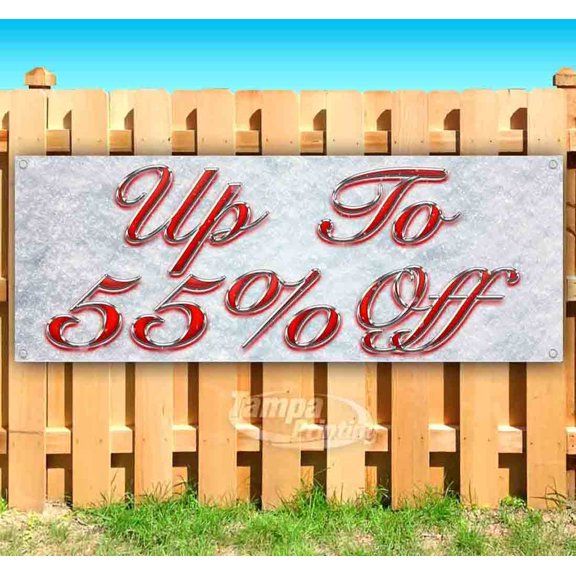 Up to 55% Off Red Caps 13 oz Vinyl Banner With Metal Grommets