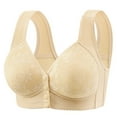 thumbnail image 1 of Up to 60% off Bras for Women, Xunlbb Woman's Printing Thin Style Ventilate Large Size Bra Without Steel Rim(Beige,40/90), 1 of 5