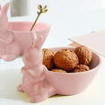 thumbnail image 1 of Up to 60% off Gifts Nsxcdh Gift Large Capacity Rabbits Shape Tableware Ceramic Dessert Bowl Fruit Salad Bowl, 1 of 6