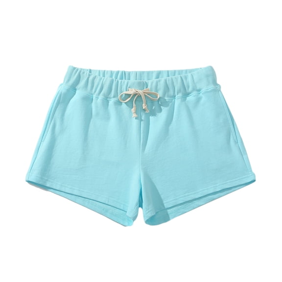 Up to 60% off Men's Shorts, Xunlbb Mens Casual Fashion Drawstring Elastic Waist Solid Side Pockets Short Pants