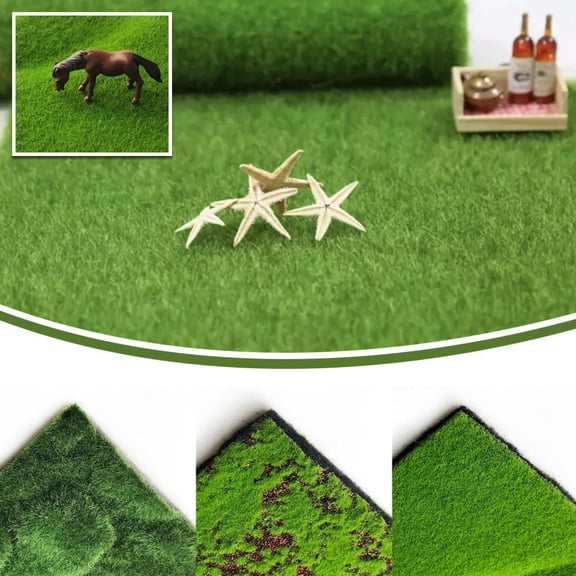 Up to 60% off! PawCasa ArtificialFake Grass Mat Grassland Simulation Moss Lawn Carpet Turf Land