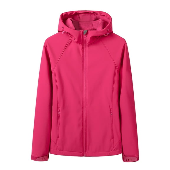 Up to 60% off!Winter Warm Windproof Jackets for Womens Plus Size Soft Outdoor Single Layer Diving Jacket Windproof And Fleece Jacket Jacket