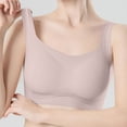 thumbnail image 1 of Up to 60% off Women's Bras, Xunlbb Women's Solid Color Sexy Seamless Push-Up U-Shaped Underwear Everyday Bras(Pink,XL), 1 of 6