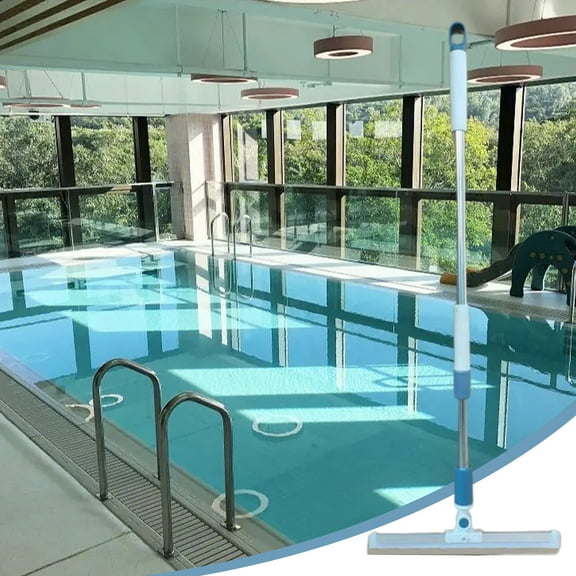 Up to 65% Off Aoujea Retractable Floor Squeegee Perfect For Shower Bathroom Kitchen Home Tile Pet Hair Floor Glass Window Water Foam Cleaning