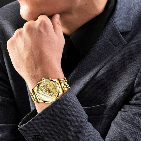 Up to 65% off! 2024 Mens Watches Hollow Vintage Quartz Watch Student Steel Band Watch