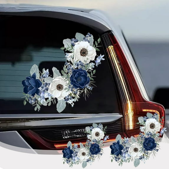 Up to 65% off! Car Decoration Stickers Car Decals Stickers For Outside Of Car Romantic Rose Wall Stickers Bathroom Tiles Waterproof Stickers