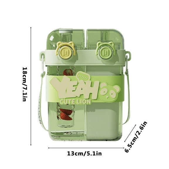 Up to 65% off! Water Cup New High-capacity Double Cup With Straw Drinking Cup Outdoor Portable Cup