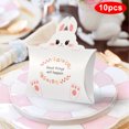 thumbnail image 1 of Up to 65% off Easter Decor Bunny Three Dimensional Cute Brief White Rabbits Pillow Shape Gift Box Cute Easter Candy Gift Box Decoration, 1 of 6