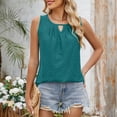 thumbnail image 1 of Up to 65% off Horkkom Tank Top for Women Casual Loose Crew Neck Dressy Tank Tops Summer Solid Color Soft Sleeveless Tops, 1 of 5