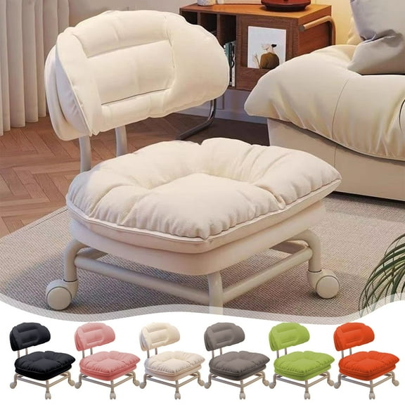Up to 65% off! Living Room Chairs Backrest Chair Household Benchs Universal Round Stool Small Stool Pulley Short Stool