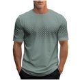 thumbnail image 1 of New Summer Shirts for Mens 2025 Oversize Fashion New Casual Men Print Sports T-shirt Short Sleeve Round-Neck Blouses Shirts, 1 of 4
