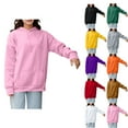 thumbnail image 1 of Oversize Hoodies for Women Pullover Fashion Solid Color Long Sleeved Hooded Sweatshirt, 1 of 8