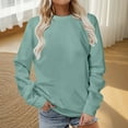 thumbnail image 1 of POROPL Womens Sweatshirts Long Sleeve Crew Neck Sweatshirt Pullover Tops M, 1 of 4
