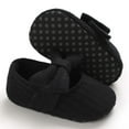 thumbnail image 1 of Up to 65% off Pitauce Baby Girls Shoes Cute Solid Bowknot Princess Shoes Cotton Anti-Slip Soft Sole Walking Shoes Warm Newborn Crib Shoes, 1 of 1