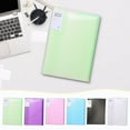 thumbnail image 1 of Up to 65% off! Plastic Folders For Documents A4 Rhinestones Arts Storage Book Portfolio Binder With Plastic Sleeves, 1 of 8