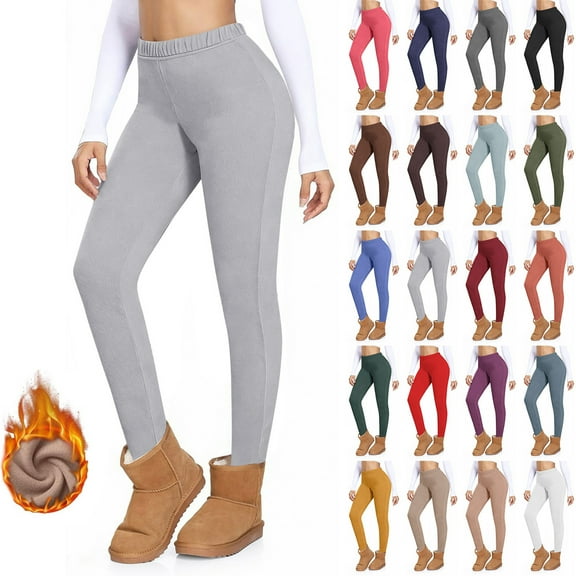 Up to 65% off Plus Size Yoga Pants Women Loose High Waist Leggings Workout Out Velvet Warm Home Casual Close Fitting Leggings Long Pants