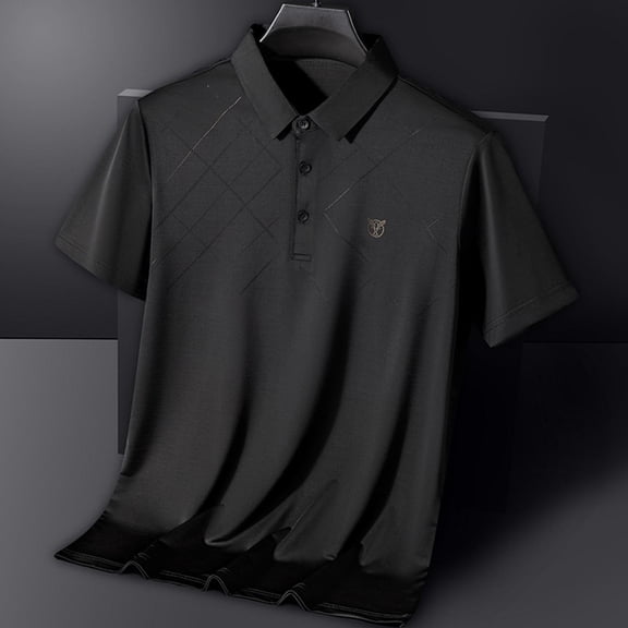 Up to 65% off Shirt Men, Xunlbb Mens Fashion Casual Solid Pullover Round Neck Buttons Short Shirts