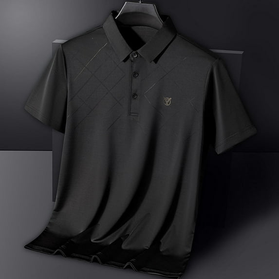 Up to 65% off Shirt Men, Xunlbb Mens Fashion Casual Solid Pullover Round Neck Buttons Short Shirts