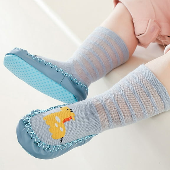 Up to 65% off!Socks for Children Summer Mesh Sole Socks Children's Floor Socks Toddler Socks Toddler Shoes Non-Slip Dotted Socks