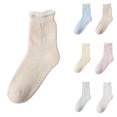 thumbnail image 1 of Up to 65% off!Socks for Women Comfortable And Breathable Solid Color Plush And Thick Insulated Long Socks, 1 of 3