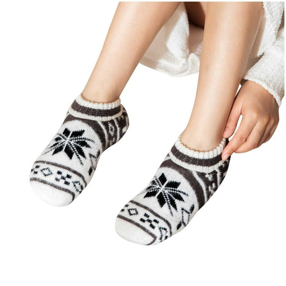 Up to 65% off!Socks for Women Plush And Thickened Home Confinement Socks, Snow Socks, Sleep Carpet Socks