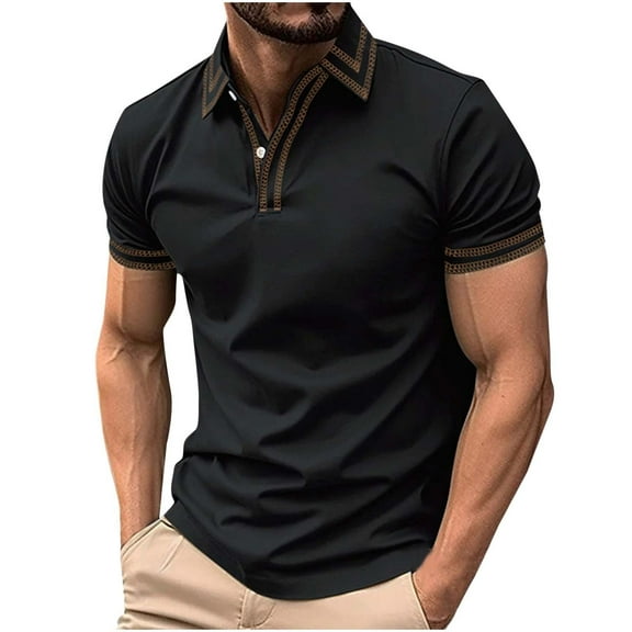 Summer Fashion Oversize Shirts for Mens 2025 Leisure Solid Color Versatile Button Turndown Collar Short Sleeve Top