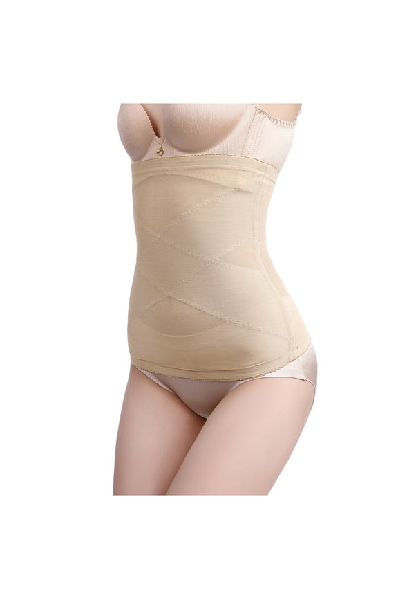 Waist Trainer for Women Breathable Mesh Cross Girdle Body Shaper Tummy Control Shapewear Waist Shaping Underbust Corset